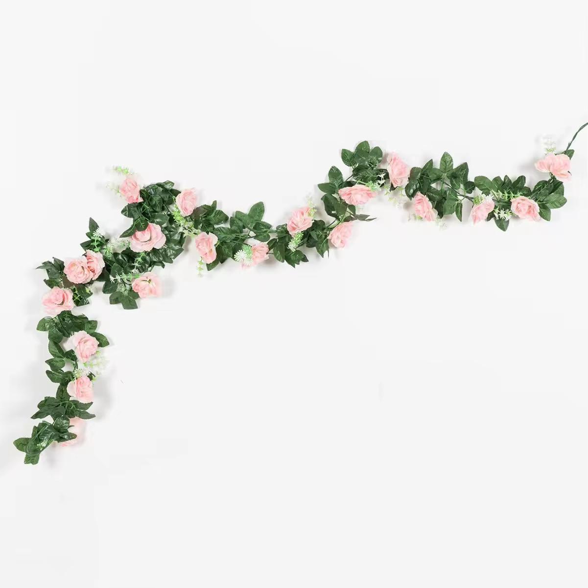16Rose  Hanging flower（10PCS/OPP) mix color  2.3M,