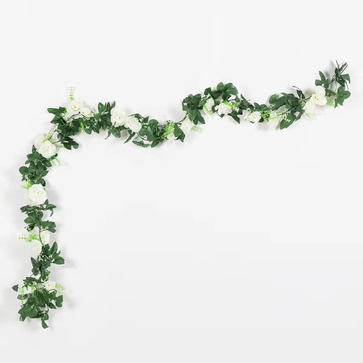 16Rose  Hanging flower（10PCS/OPP) mix color  2.3M,