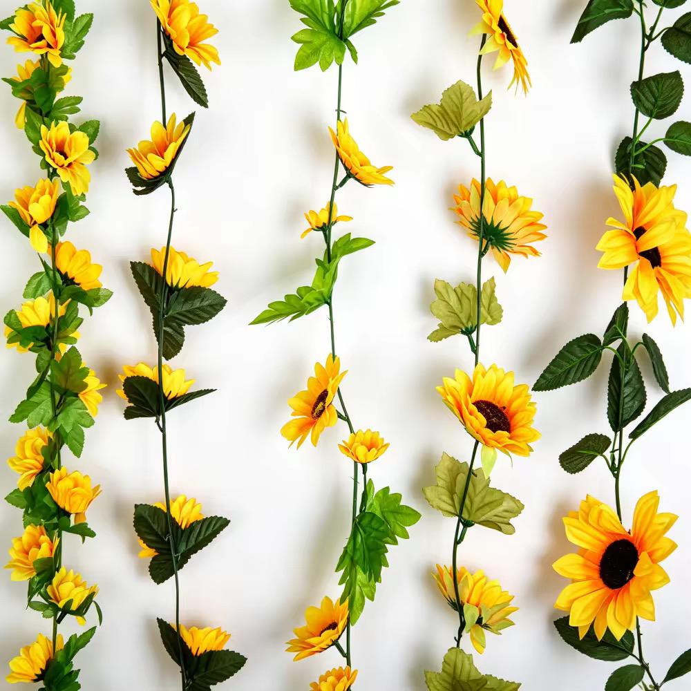 10pcs Hanging Sun Flower 2M