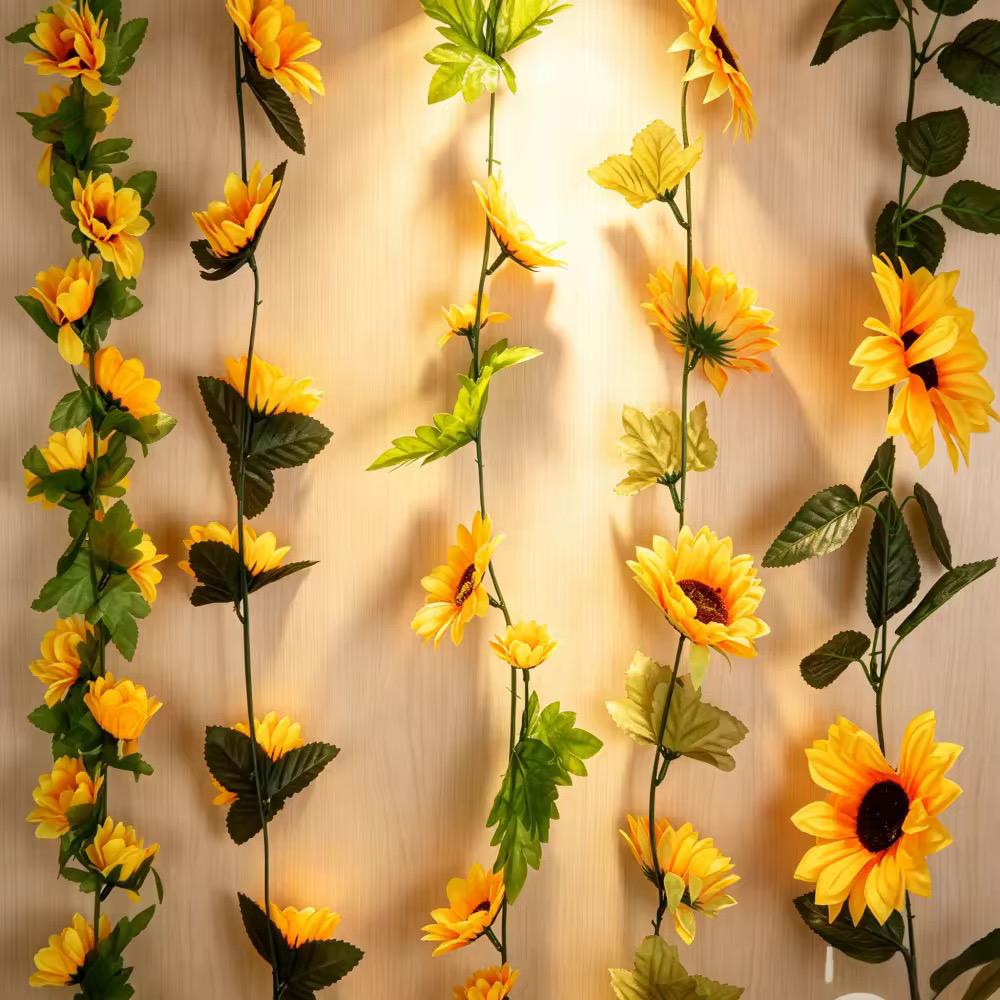 10pcs Hanging Sun Flower 2M