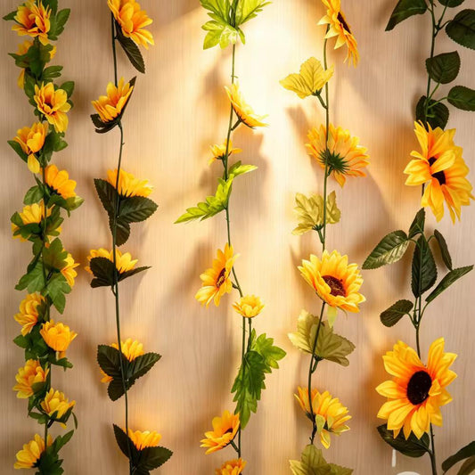 10pcs Hanging Sun Flower 2M