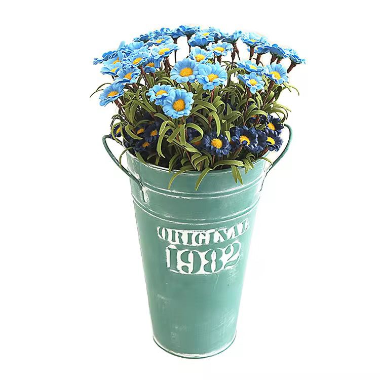 12*25CM, Metal Flower Buckets, 3MIX COLOR