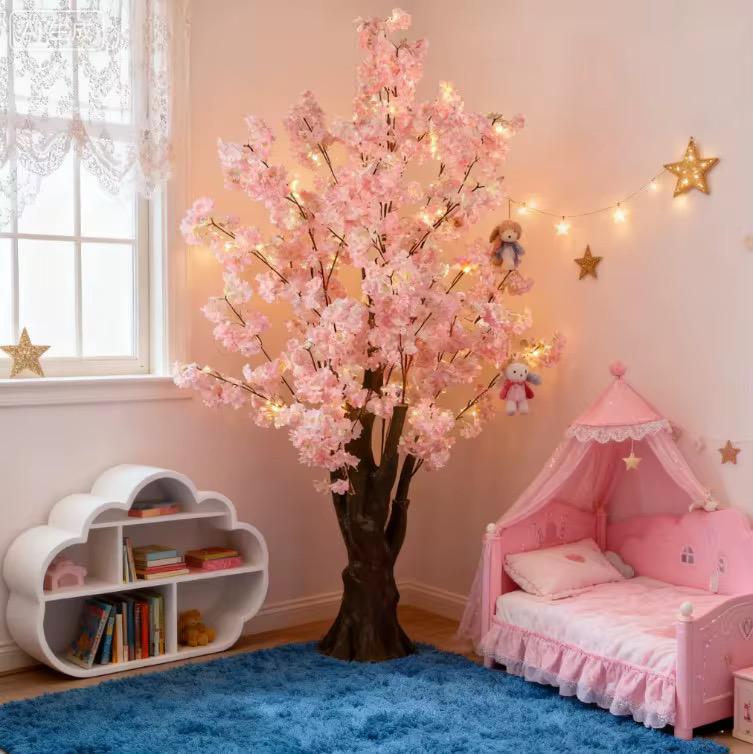 1M Artificial Blossom Tree (White,Pink and Baby Pink)