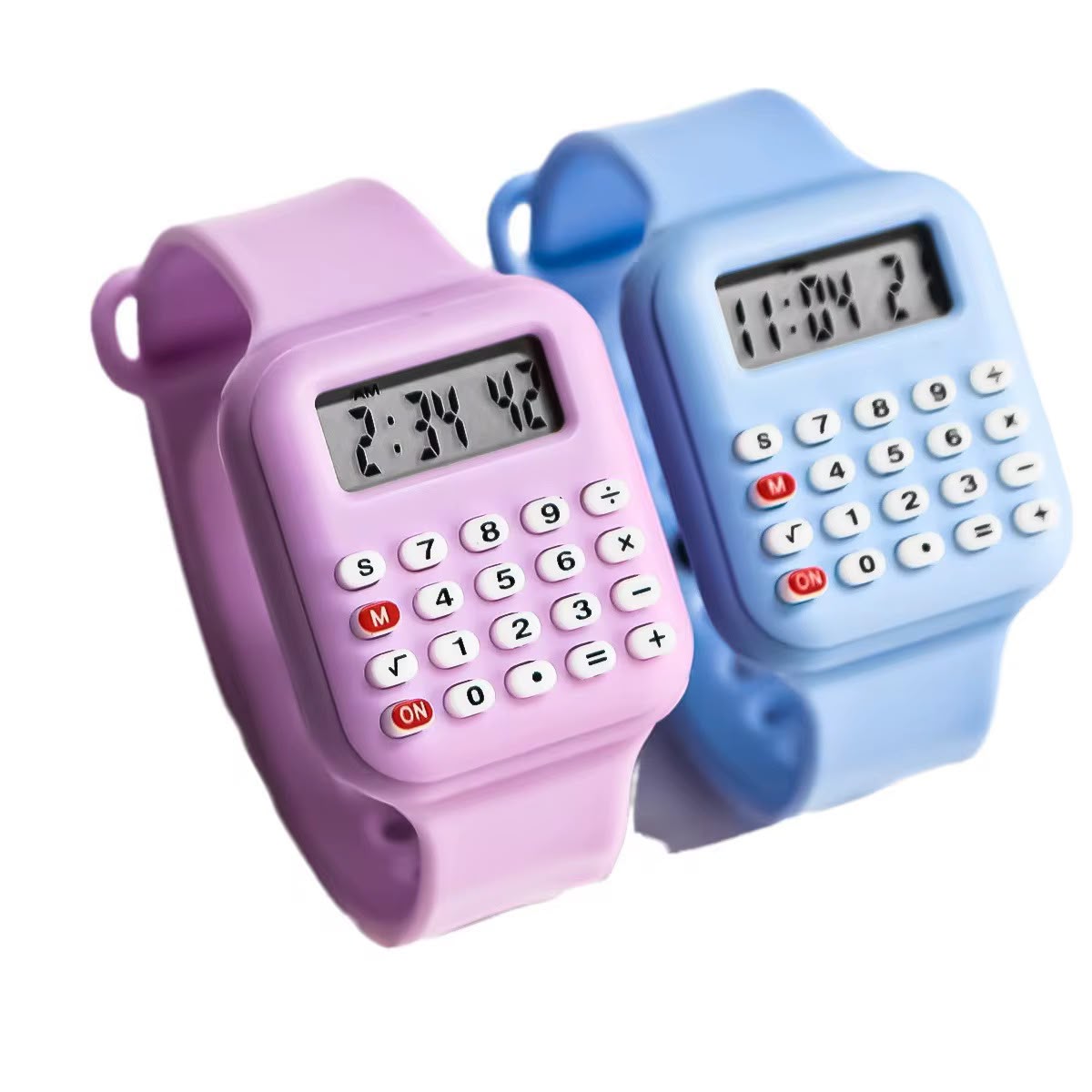 12pcs Calculator Digital Wristwatch for kids