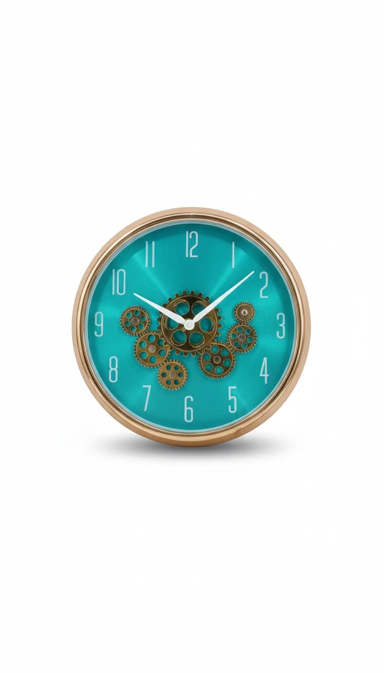clock 35CM,4 color mixcolor