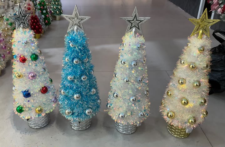 Christmas tree 48cm  4color mix