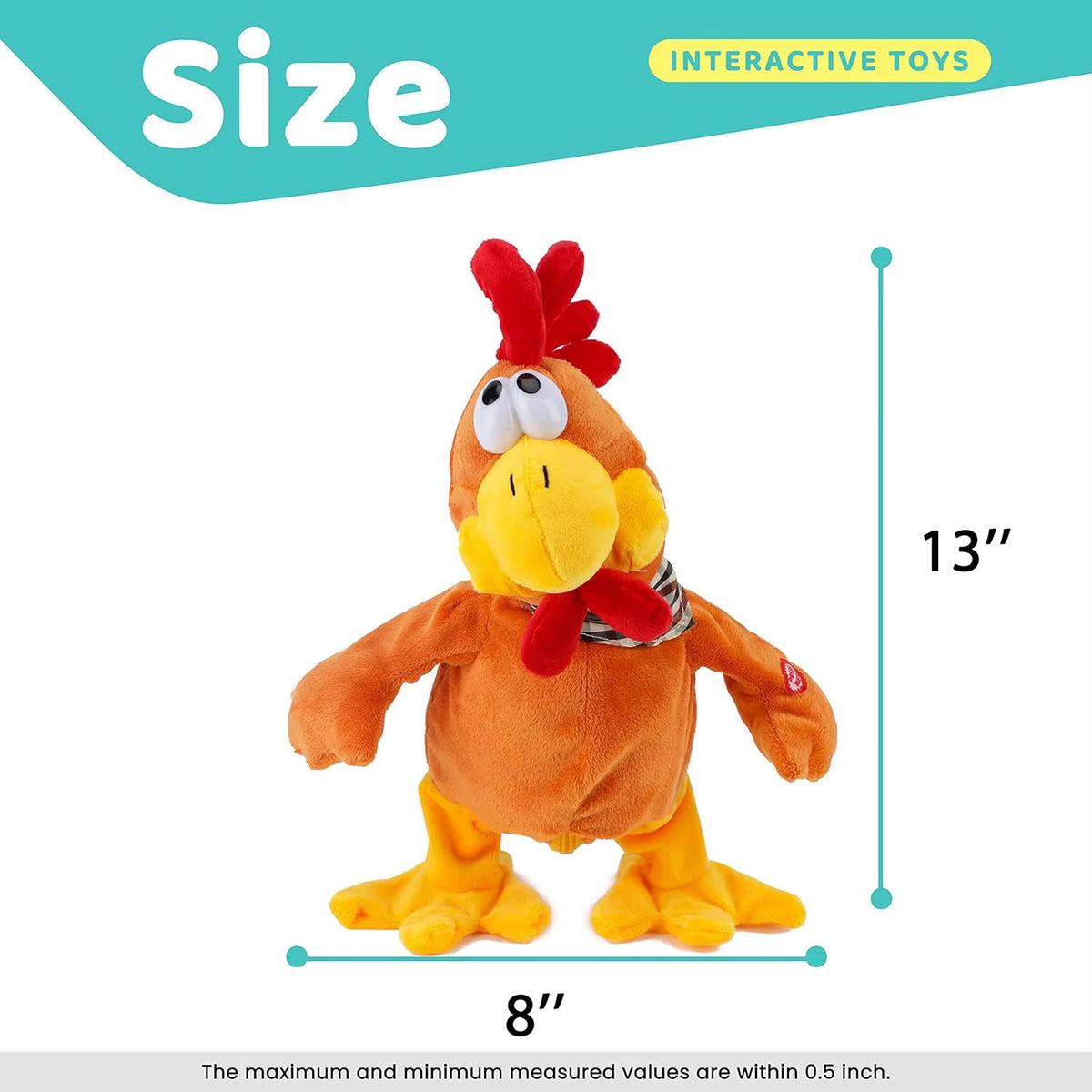 Squawking Cuteoy Musical Chicken Toys