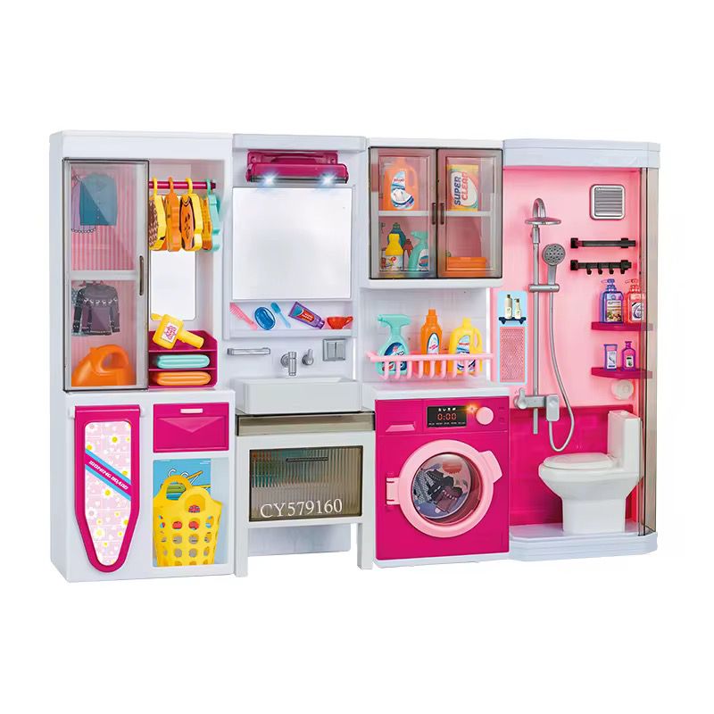 Bathroom playhouse toys full set