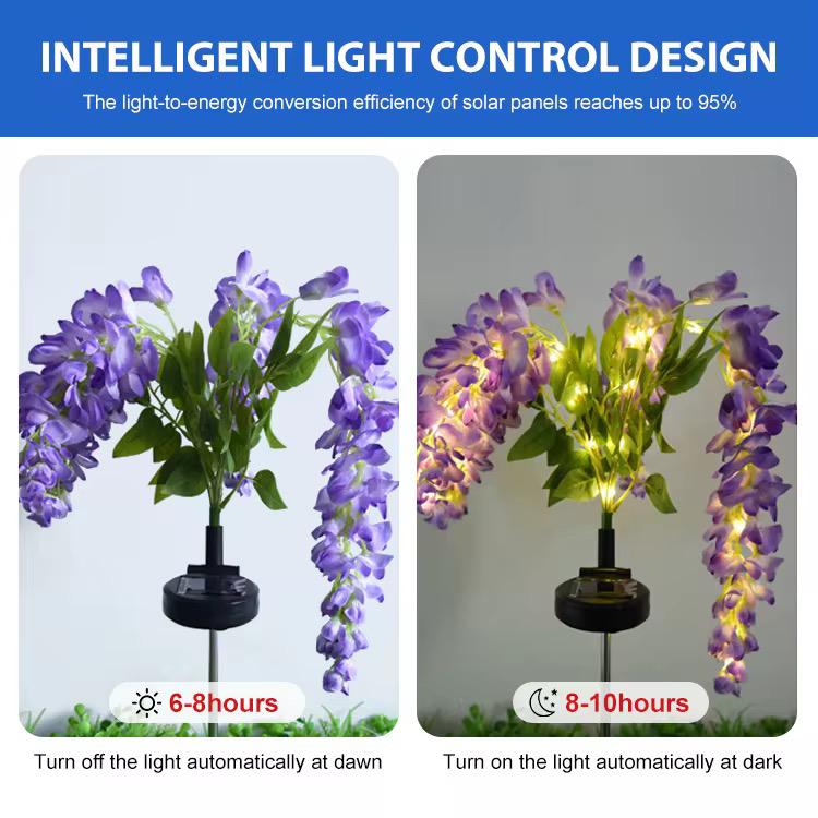 2pcs SOLAR POWER  Garden Lights