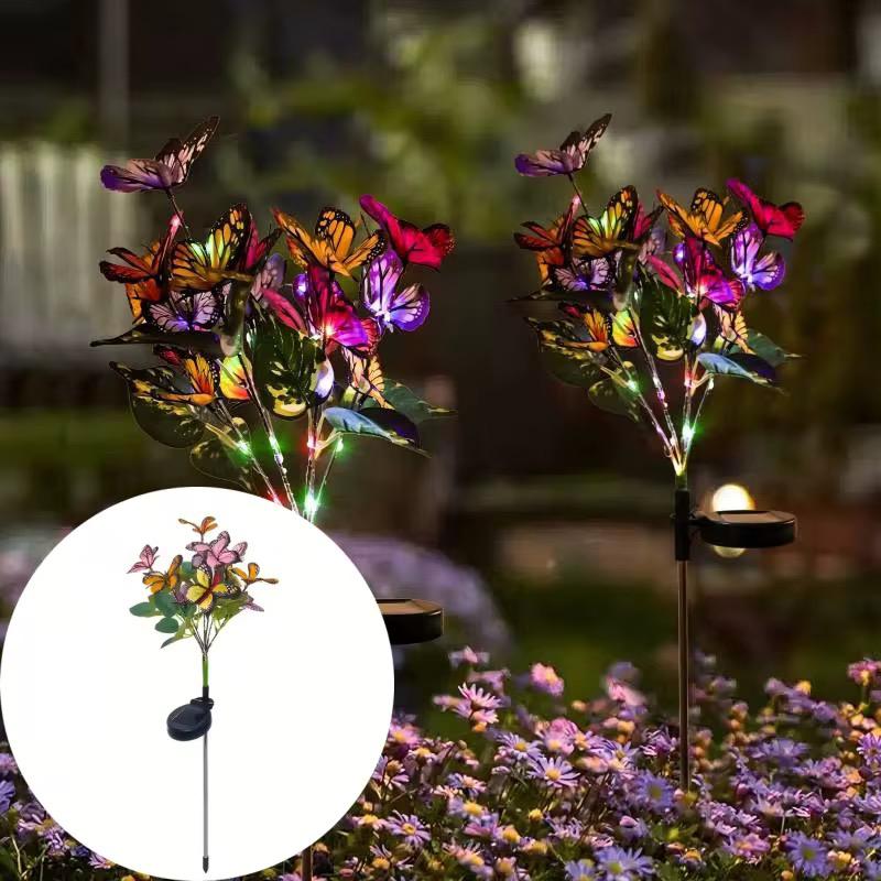 2pc SOLAR POWER Butterfly Garden Lights