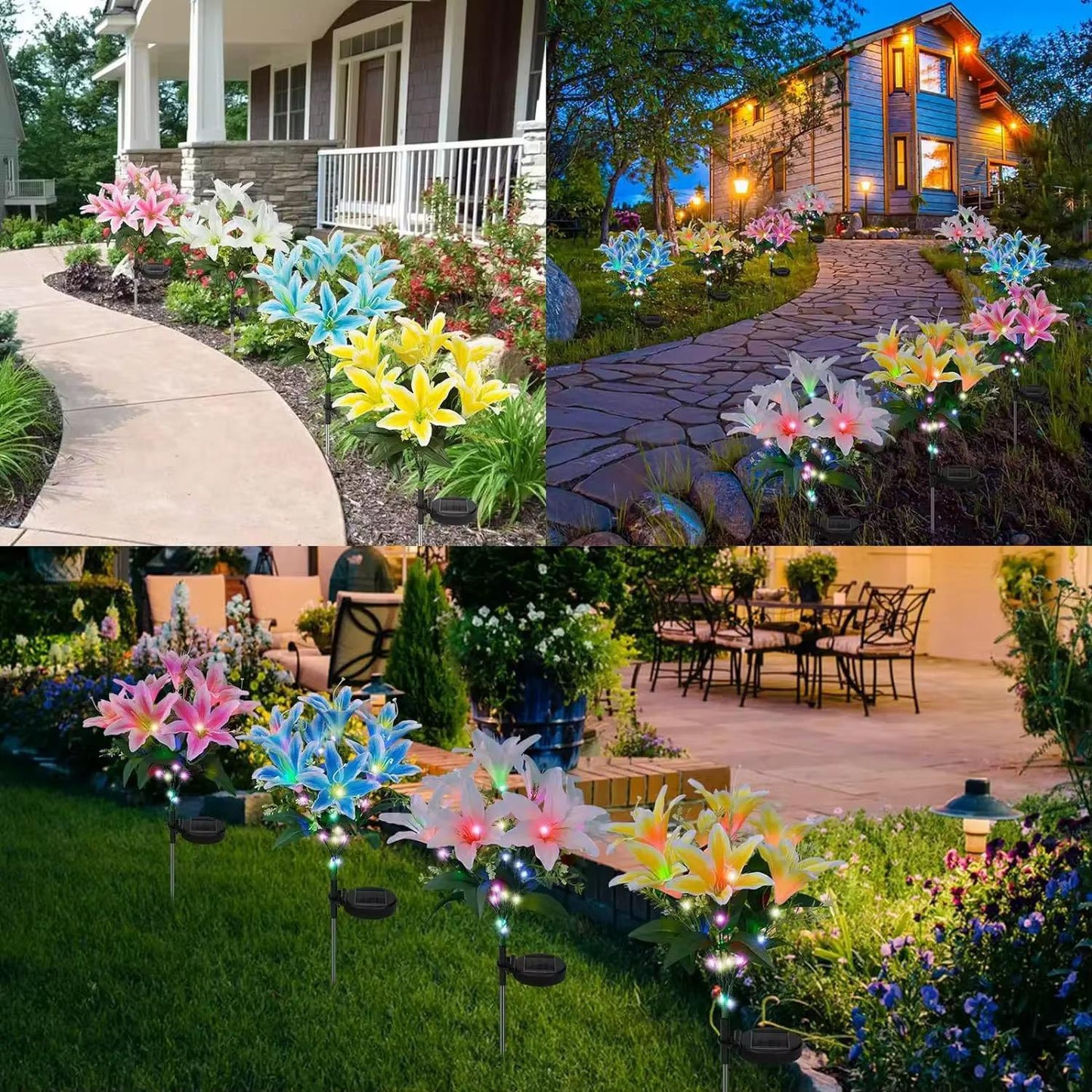 2pcs SOLAR POWER  Garden Lights
