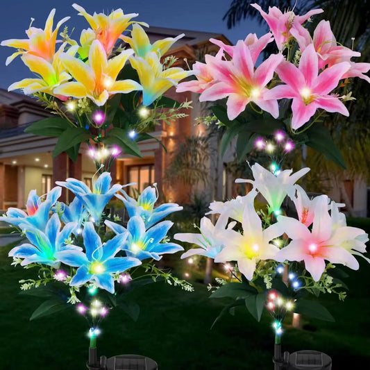 2pcs SOLAR POWER  Garden Lights (LILY)