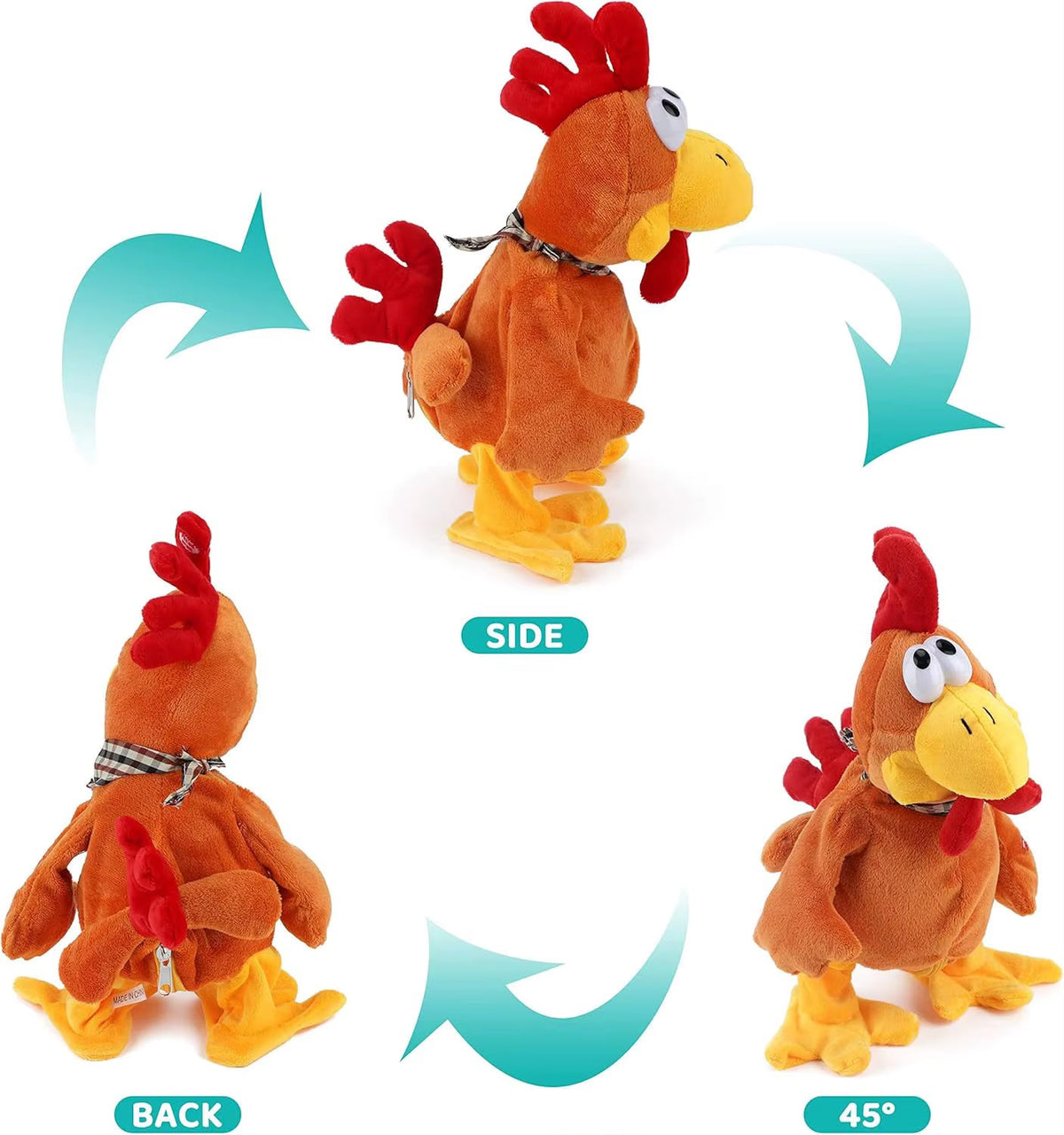 Squawking Cuteoy Musical Chicken Toys