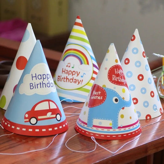 Birthday paper party hat