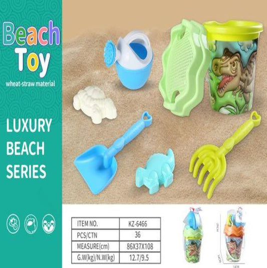 beach bucket toys dinosaur