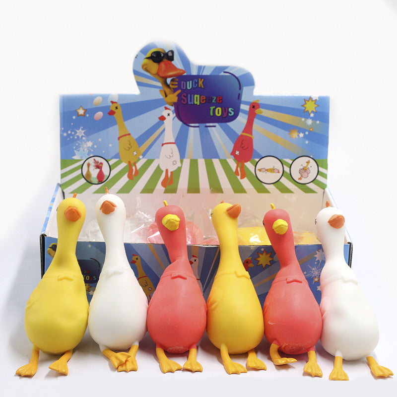 12 PCS Squidgy sand Duck Lala