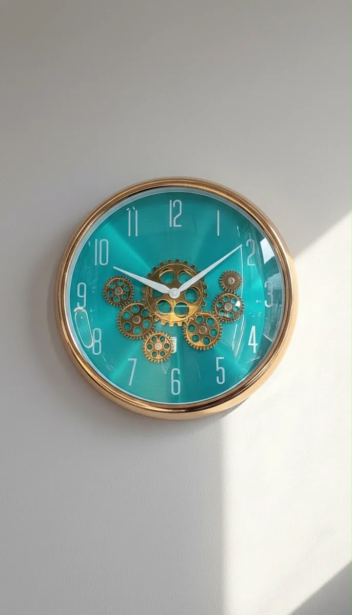 clock 35CM,4 color mixcolor