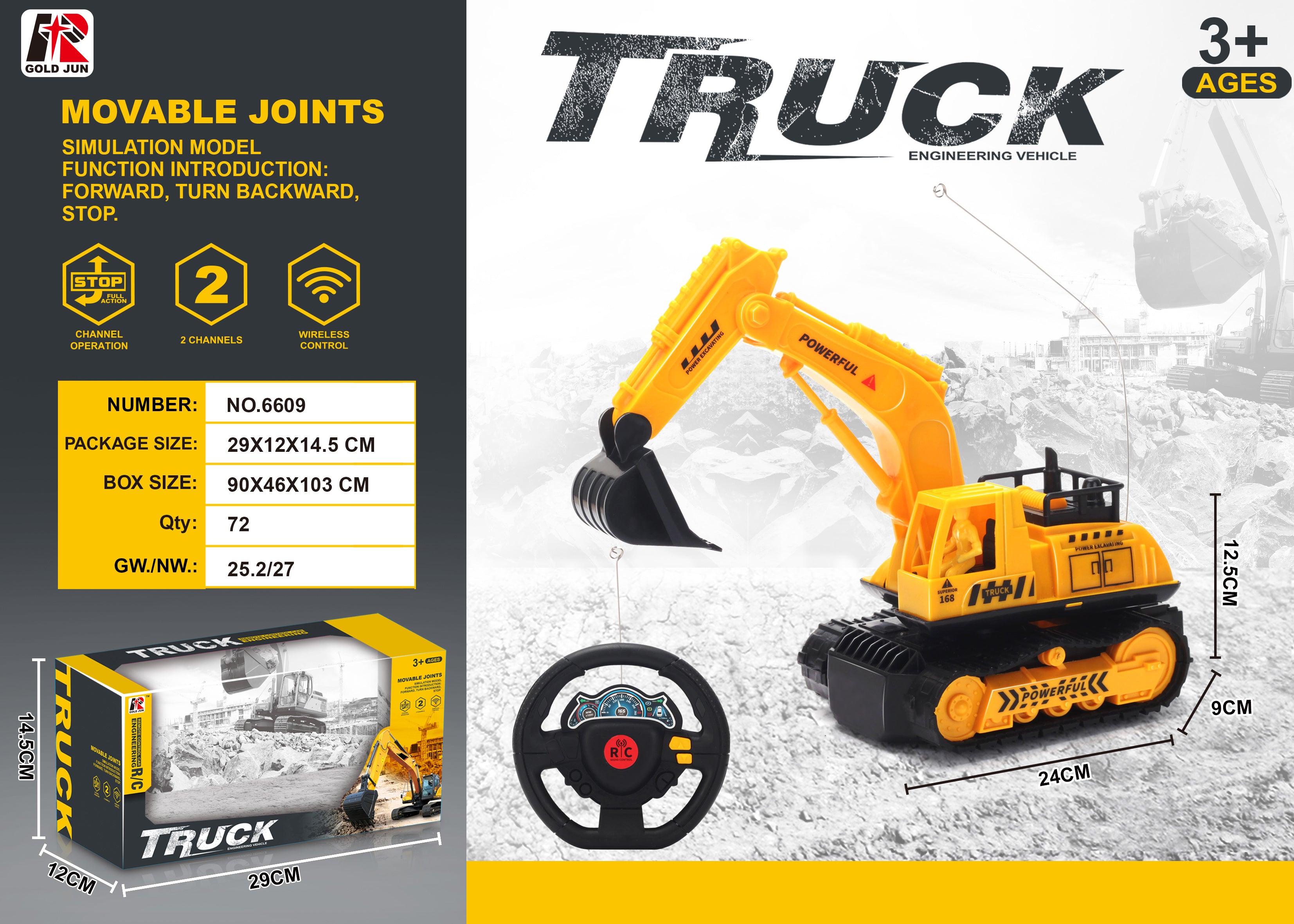 Remote control best sale truck and jcb