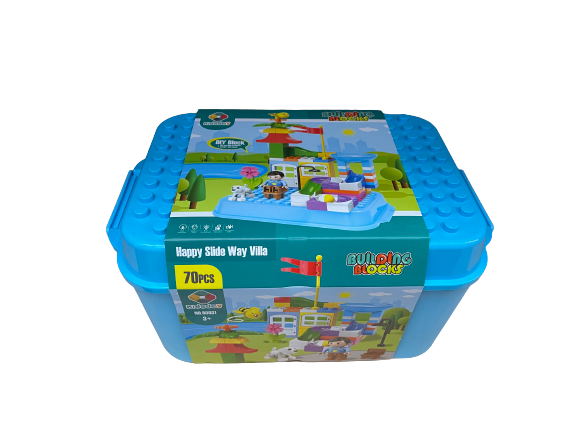 70pcs Slide way Villa Building Blocks Set.