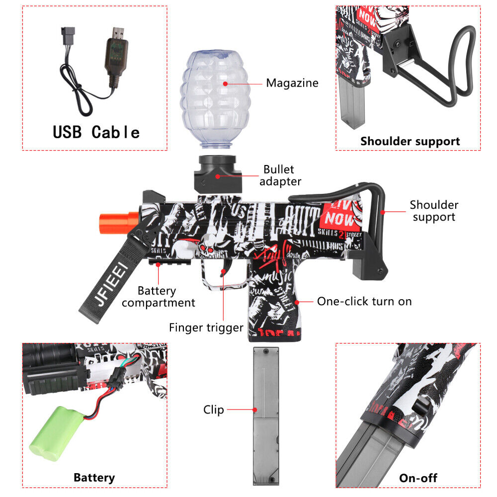 UZI Pistol gel blaster gun 777