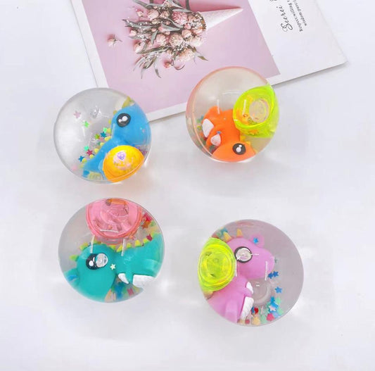 Bouncing Water Balls with Lighting up dinasour 12pcs